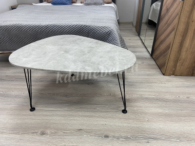 Стол журнальный Куба (Бетон светлый)