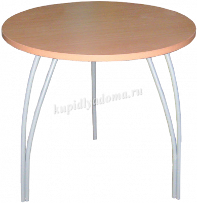 Стол обеденный Премиум круглый (Ясень шимо светлый)