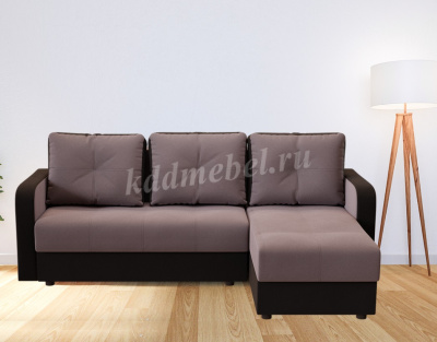 Диван угловой Гранд-2 ДУ НПБ (Магнетика 38/Коричневый) 