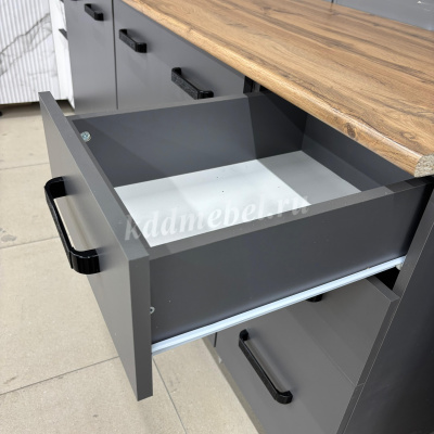 Кухня Рио 2.0 (Дуб вотан/Графит)