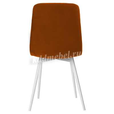 Стул обеденный Анри Velutto 27 (Оранжевый Velutto 27/Белый)