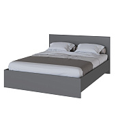 Кровать Плейона 1.6 (Графит серый)
