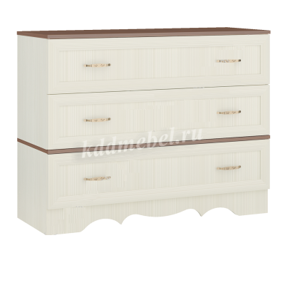 Комод Латте-40.02 (Бадега светлый/Орех донской)