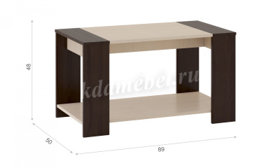 Стол журнальный Аврора (Венге/Дуб молочный)