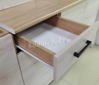 Кухня линейная Алиса Loft 1,75 (Дуб сонома/Сосна белая)