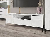 Тумба ТВ Кимберли 1650 (Белый/Белый глянец)