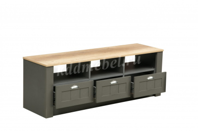 Тумба под ТВ Прованс 37.09 (Диамант Серый/Дуб Каньон)