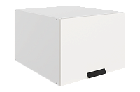 Шкаф навесной антресоль Джаз 36.35  L500 H360 (1 дв. гл. гориз.) (Белый)