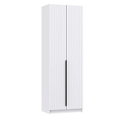 Шкаф для одежды 2-х дв. Брандо 67.14 (h 2380) (Белый/Белый МДФ)