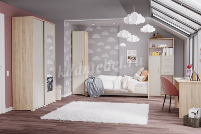 Шкаф-купе Бланка (Дуб сонома/Кашемир)