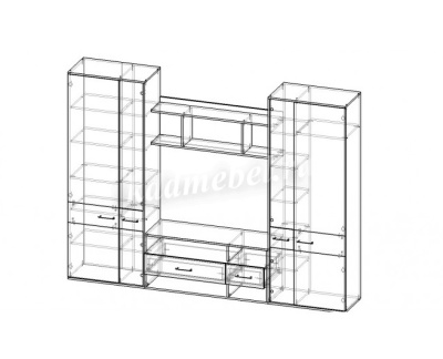 Гостиная Каскад Люкс (Венге/Белфорт)