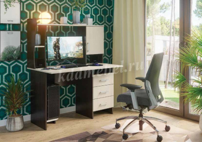 Стол компьютерный №5 (Венге/Дуб белфорт)
