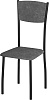 Стул Джерси (Черный/Велюр Серый) тип 1