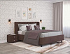 Кровать Виола 1.6 с подъемным механизмом (Микровелюр/Шоколад)