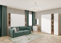 Спальня Дуб Сонома светлый - Белый