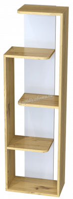 Стеллаж Stif (Дуб бунратти/Белый)