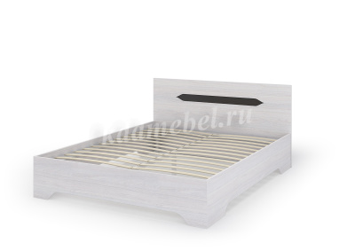 Кровать Валенсия 1.6 с ортопедическим основанием (Дуб Анкор)