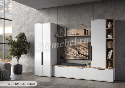 Гостиная Селеста (Белый/Дуб вотан)