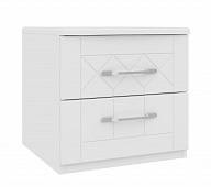 Тумба прикроватная Бискотти 333.03 (Белый глянец/Белый)