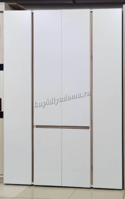 Шкаф распашной  Сура-2 1.5 (Белый/Дуб сонома)