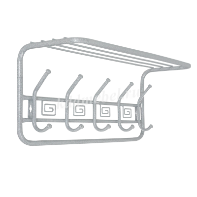 Вешалка с полкой Ажур 60 см (Белый)