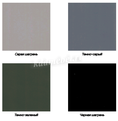 Пенал открытый торцевой ПТ215 кухня Кампео (Белый/Темно зеленый)