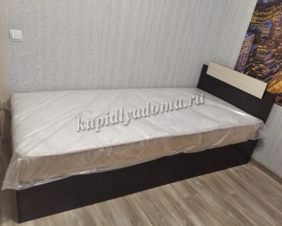 Кровать Памир 0.9 (Венге/Дуб белфорт)