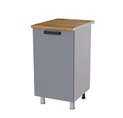 Шкаф нижний 45Р кухня Кампео без столешницы (Белый/Панакота)