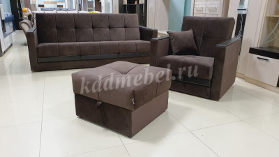 Диван-кровать + кресло + банкетка Бетти БД (1 кат.)