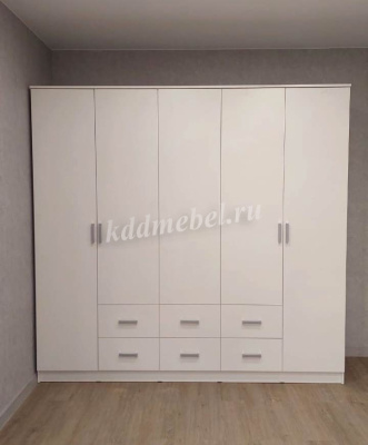 Шкаф 5-ти дверный Монтана 2.3 без зеркал (Белый)