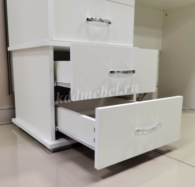 Стол письменный Сити-2 (Белый древесные поры)