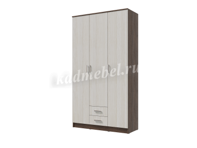 Шкаф Трио без зеркал (Венге/Лоредо)