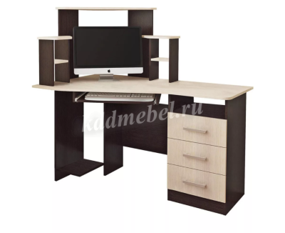 Стол компьютерный угловой Каспер (Венге/Лоредо)
