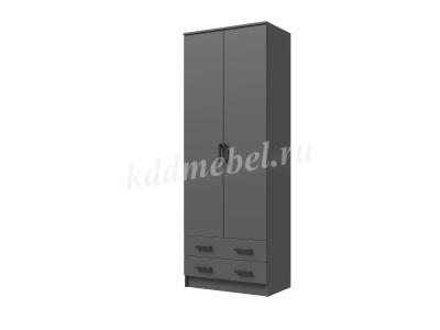 Шкаф Дуэт комбинированный (Графит)