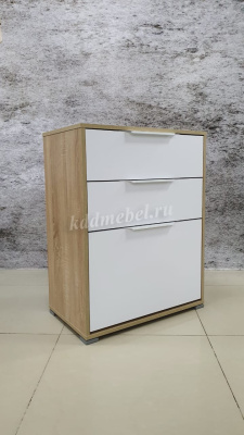 Комод-обувница Куба 13.113 N (Дуб сонома/Белый премиум)