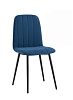 Стул обеденный Ник (Темно-лазурный Velur 54/Белый)