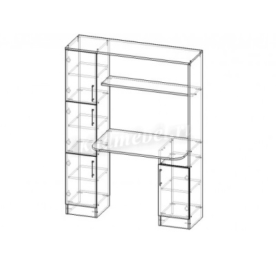 Уголок школьника №1 Нарус (Дуб белфорт)