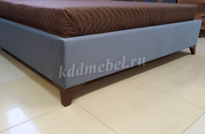 Кровать Оливия 1.4 с подъемным механизмом (Микровелюр/Серый)