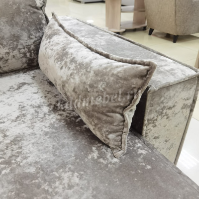 Угловой диван Бафи ДУ комплектация 4 (Плюш Латте)