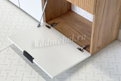 Гостиная Бери К-3 (Дуб крафт золотой/Белое дерево)