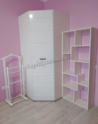 Стеллаж Матрица (Белый жемчуг)