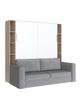 Раскладушка-плюс_Сонома+Белый с диваном_серый0001