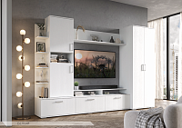 Гостиная  Денвер (Белый текстурный) 