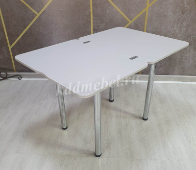 Стол обеденный Д29 раскладной (Серый мрамор/Серый)