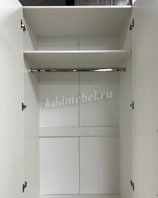 Шкаф 4-х створчатый Копенгаген (Белый/Серый графит)