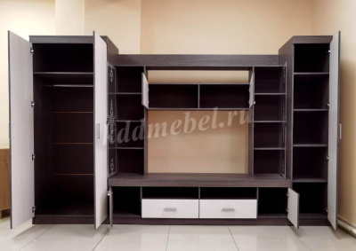 Гостиная Премьера-15 (Анкор темный/Анкор белый)