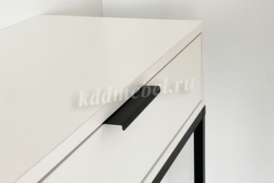 Обувница Краш (Черный муар/Белое дерево)