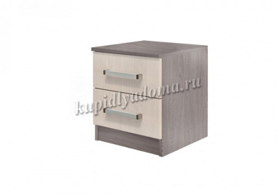 Тумба прикроватная Фиеста 2 шт (Ясень шимо темный/Ясень шимо светлый) 