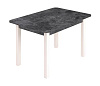 Стол обеденный Линаура ЛДСП (Цемент темный/Опора белая)