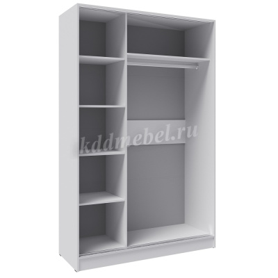 Шкаф-купе Стиль-2 1200 (Белый древесные поры) 